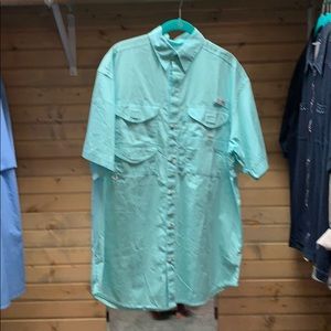 Aqua Columbia SS button down shirt